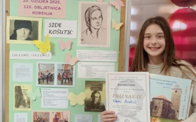 Emma Miletić (6. b) – dobitnica dviju literarnih nagrada